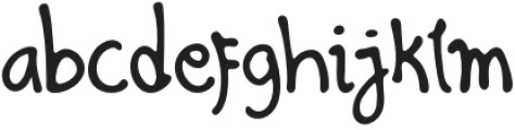 Hello Scribbles Clean otf (400) Font LOWERCASE