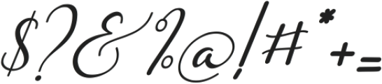 Hello Selly Italic otf (400) Font OTHER CHARS