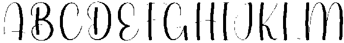 Hello September Regular otf (400) Font UPPERCASE