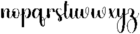 Hello September Regular otf (400) Font LOWERCASE
