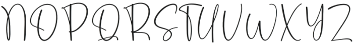 Hello September Regular otf (400) Font UPPERCASE