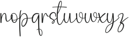 Hello September Regular otf (400) Font LOWERCASE