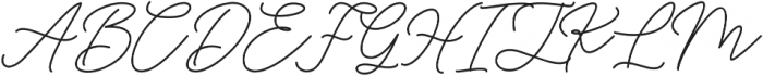 Hello Signature Regular otf (400) Font UPPERCASE