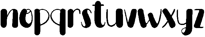 Hello Smile Regular otf (400) Font LOWERCASE