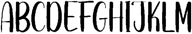Hello Spring Regular otf (400) Font UPPERCASE