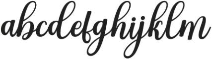 Hello Summer Bold Regular otf (700) Font LOWERCASE