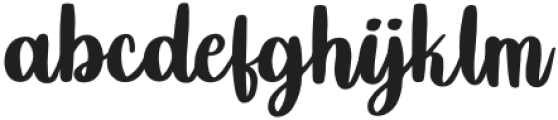 Hello Summer Regular otf (400) Font LOWERCASE