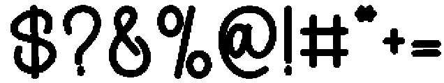 Hello Sunday Regular otf (400) Font OTHER CHARS