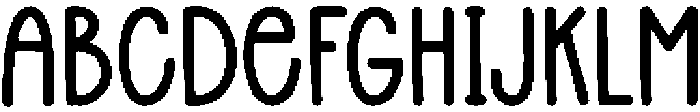 Hello Sunday Regular otf (400) Font UPPERCASE