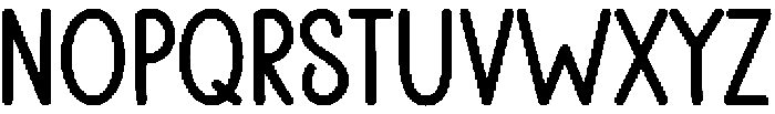 Hello Sunday Regular otf (400) Font UPPERCASE