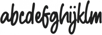 Hello Sweetday otf (400) Font LOWERCASE