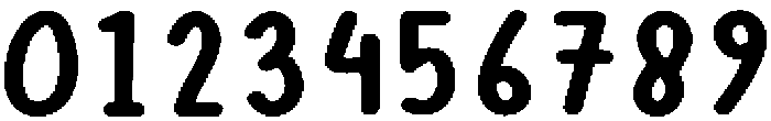 Hello Thick Regular otf (400) Font OTHER CHARS
