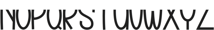 Hello Twilight Regular otf (300) Font UPPERCASE