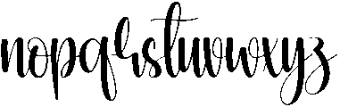 Hello Wedding Regular otf (400) Font LOWERCASE