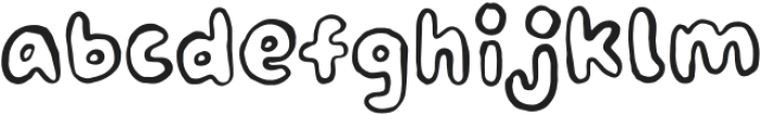 Hello-Wonderful Outlines otf (400) Font LOWERCASE