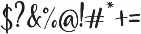 HelloBunny-Handwriting otf (400) Font OTHER CHARS