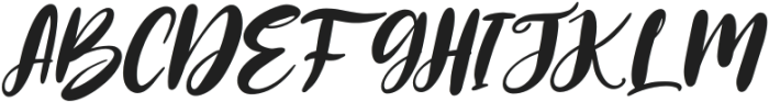 HelloEasteria-Italic otf (400) Font UPPERCASE