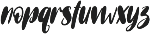 HelloEasteria-Italic otf (400) Font LOWERCASE