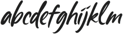 HelloFlorida-Regular otf (400) Font LOWERCASE