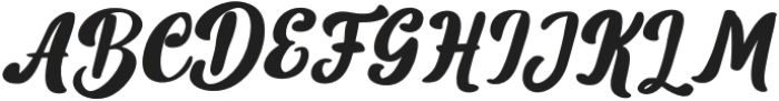 HelloRichersSlant-Regular otf (400) Font UPPERCASE