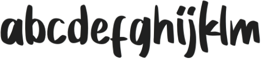 Hellobye-Regular otf (400) Font LOWERCASE