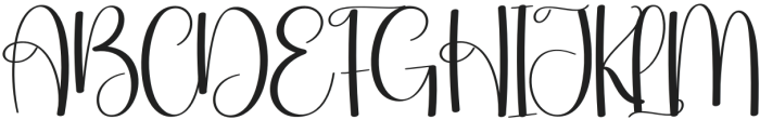 Hellohome Regular otf (400) Font UPPERCASE