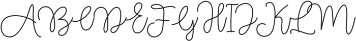 Hellomy Regular otf (400) Font UPPERCASE