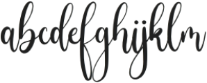 Hellophiy otf (400) Font LOWERCASE