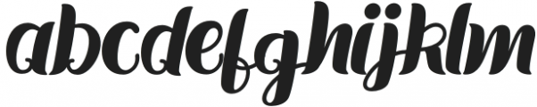 Hellous Emrika otf (400) Font LOWERCASE