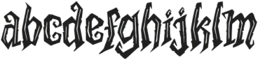 Hellscourt-Regular otf (400) Font LOWERCASE
