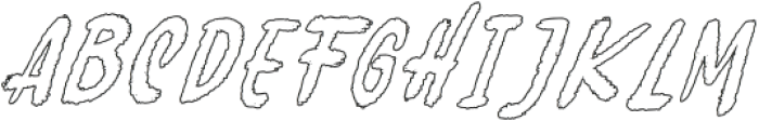 Hellstone Outline otf (400) Font UPPERCASE