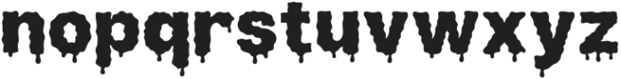 Hellwin Drips Regular otf (400) Font LOWERCASE