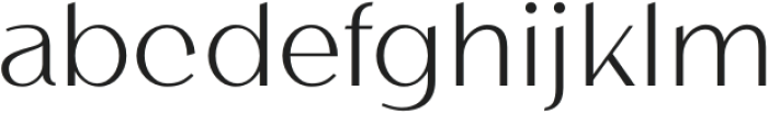 Helnore Extra Light otf (200) Font LOWERCASE