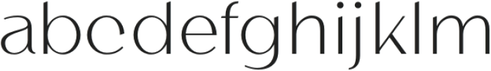 Helnore Thin otf (100) Font LOWERCASE
