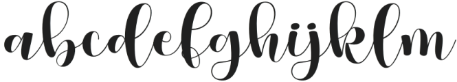 HeloAngel-Regular otf (400) Font LOWERCASE