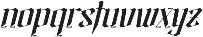 Helosa Italic Italic otf (400) Font LOWERCASE