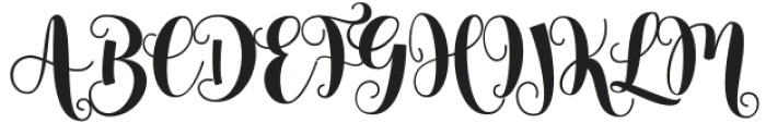 Heloxmas-Regular otf (400) Font UPPERCASE