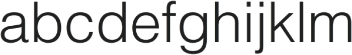 HelvLight Regular ttf (300) Font LOWERCASE