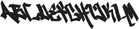 Helvair Graffiti otf (400) Font UPPERCASE