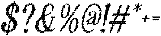 Helvine Disco Italic otf (400) Font OTHER CHARS