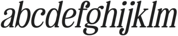 Helvine Italic otf (400) Font LOWERCASE