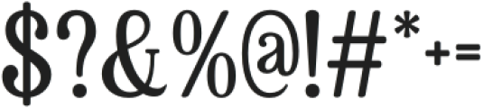 Helvine Regular otf (400) Font OTHER CHARS