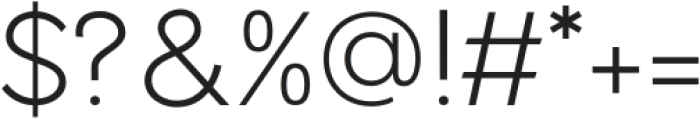 Hempa Sans Extra Light otf (200) Font OTHER CHARS