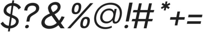 Hempa Sans Regular Italic otf (400) Font OTHER CHARS