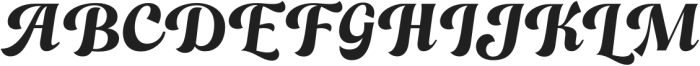 Hendika-Regular otf (400) Font UPPERCASE