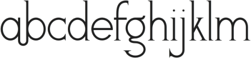 Henfile otf (400) Font LOWERCASE