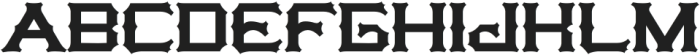 Henir-Regular otf (400) Font UPPERCASE