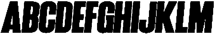 Hennigar Italic otf (400) Font UPPERCASE