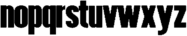 Hennigar otf (400) Font LOWERCASE