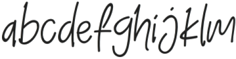 Henniver otf (400) Font LOWERCASE